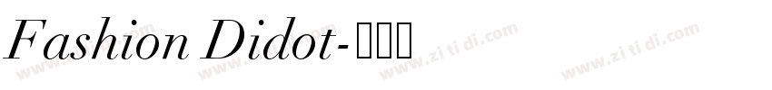 Fashion Didot字体转换